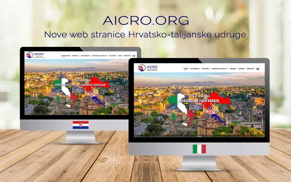 Nove web stranice Hrvatsko-talijanske udruge - www.aicro.org