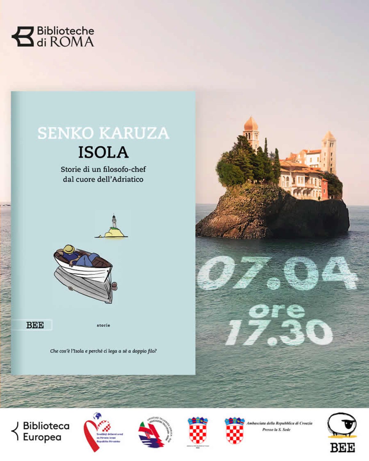 La presentazione del libro “Isola” di Senko Karuza