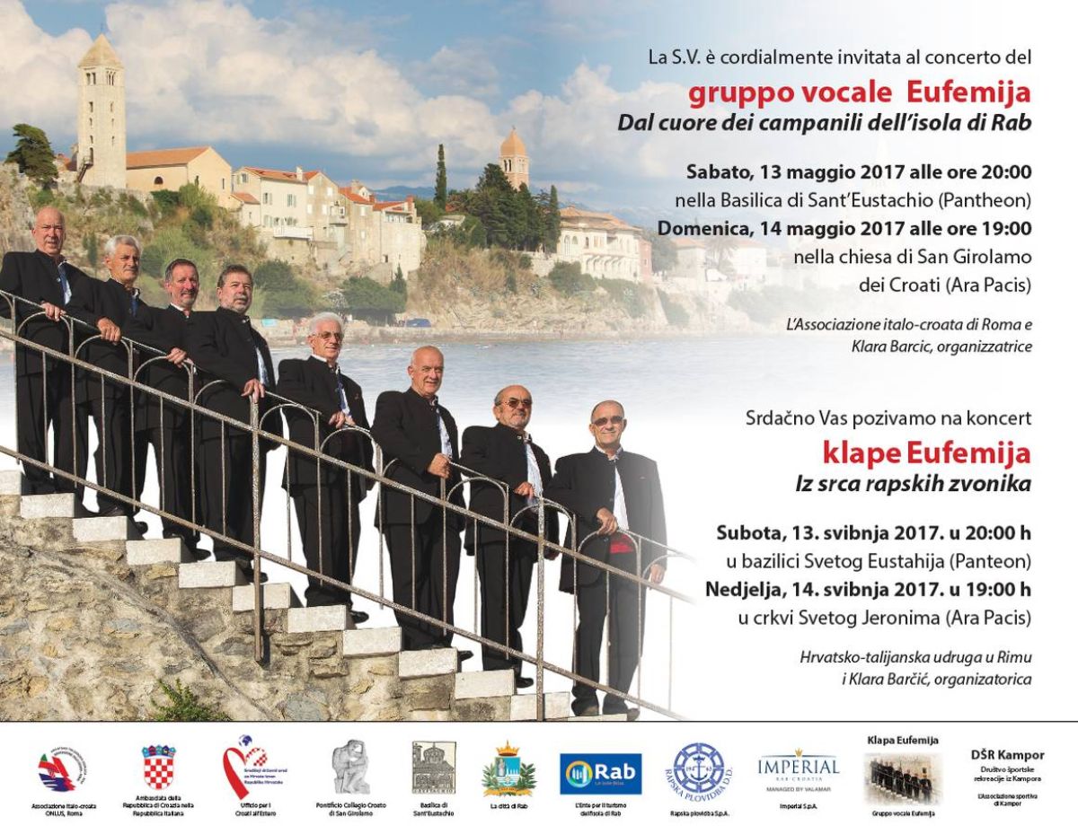 Il concerto del gruppo vocale - klapa «Eufemija»